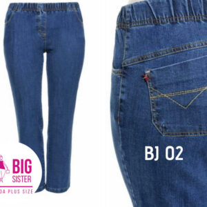 Spodnie z jeansu Cevlar BJ 02 kolor granatowy, plus size XXL