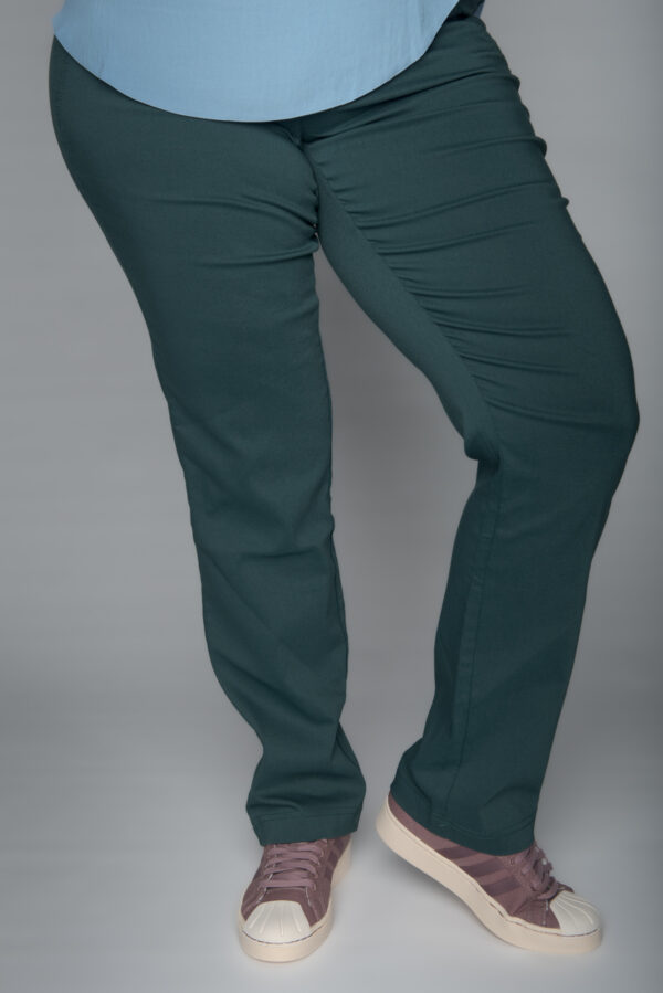 Spodnie CEVLAR prosta nogawka kolor malachit