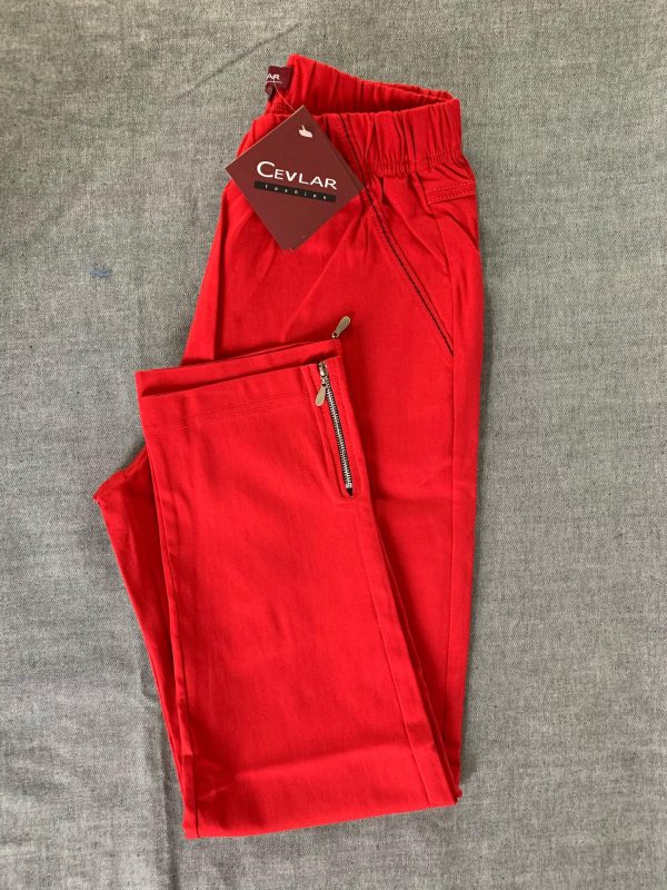 Spodnie Cevlar B04 kolor czerwony