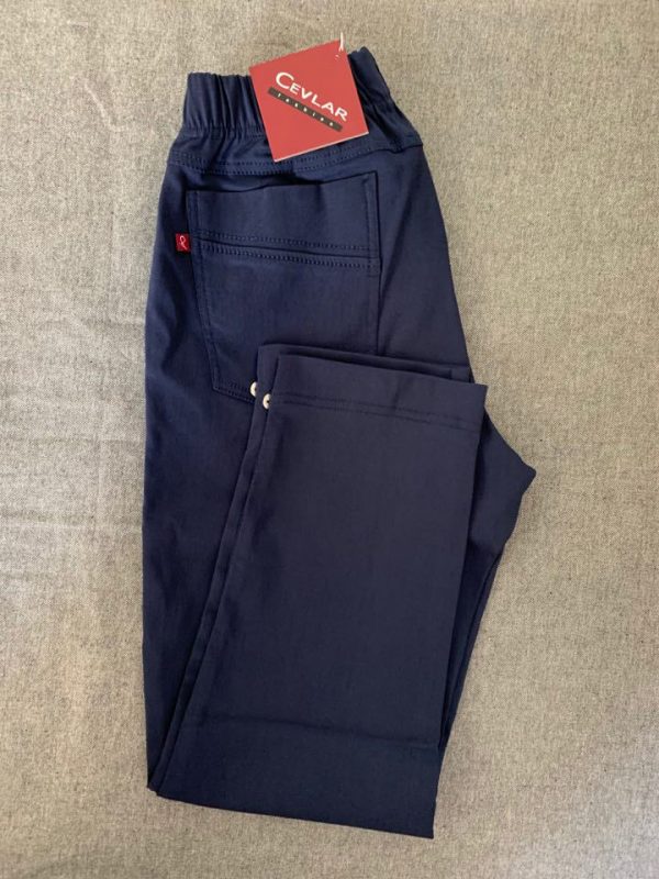 Spodnie z bengaliny Cevlar B08 kolor granatowy, plus size XXL