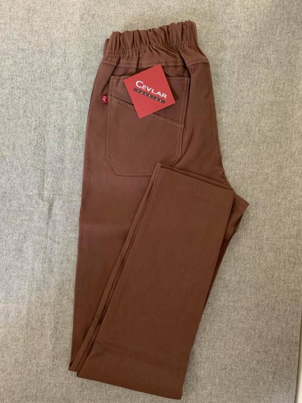 Spodnie Cevlar B09 kolor czekoladowy, plus size XXL