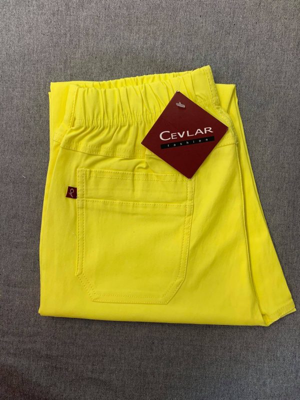 Spodnie Cevlar B05 długość 3/4 kolor żółty