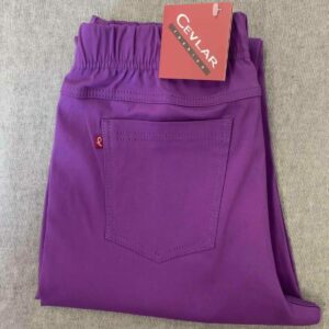 Spodnie z bengaliny Cevlar B04 kolor śliwkowy, plus size XXL
