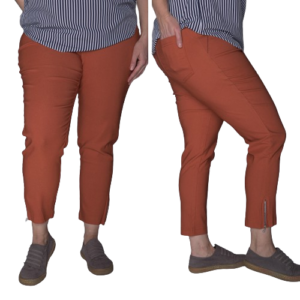 Spodnie CEVLAR z zameczkami kolor rudy