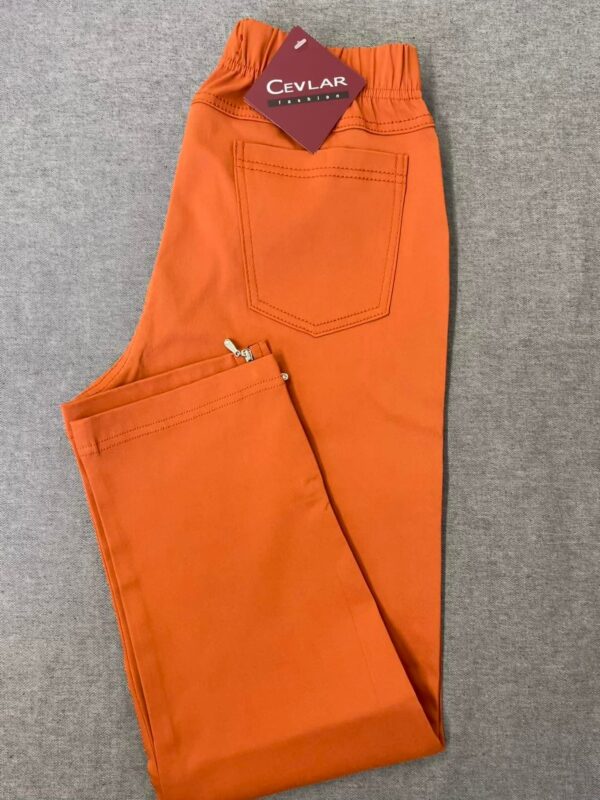 Spodnie z bengaliny Cevlar B04 kolor rudy plus size XXL