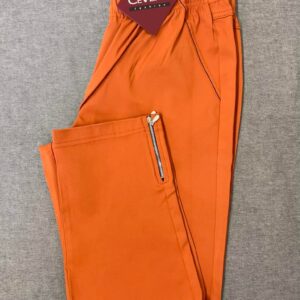 Spodnie z bengaliny Cevlar B04 kolor rudy plus size XXL