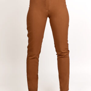 Klasyczne spodnie ANET kolor camel plus size XXL