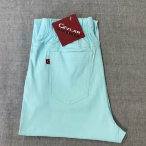 Spodnie z bengaliny Cevlar B04 kolor baby blue, plus size XXL