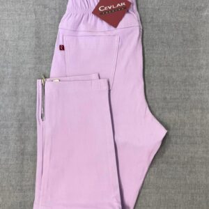Spodnie z bengaliny Cevlar B04 kolor lilac, plus size XXL