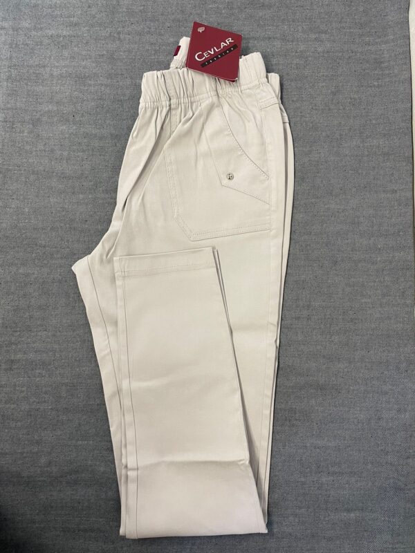 Spodnie Cevlar B02 prosta nogawka kolor jasny beż