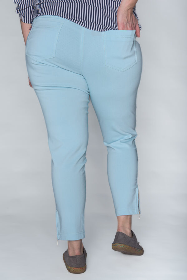 Spodnie CEVLAR z zameczkami kolor baby blue