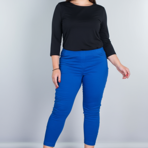 Spodnie CEVLAR z zameczkami kolor chabrowy