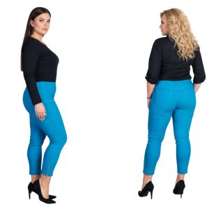 Spodnie CEVLAR z zameczkami kolor petrol