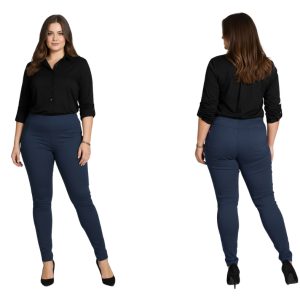 Spodnie CEVLAR zwężona nogawka kolor granatowy