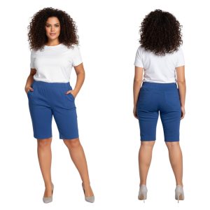 Bermudy CEVLAR długość do kolan kolor chabrowy