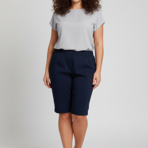 Bermudy CEVLAR długość do kolan kolor granatowy