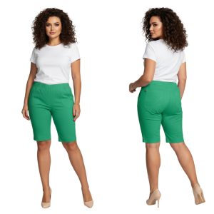 Bermudy CEVLAR długość do kolan kolor soczysta trawa