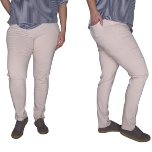 Spodnie CEVLAR zwężona nogawka kolor jasny beżowy