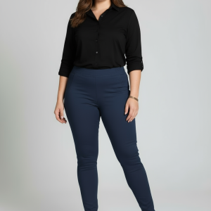 Spodnie CEVLAR zwężona nogawka kolor granatowy