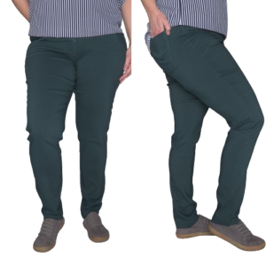 Spodnie CEVLAR zwężona nogawka kolor malachit
