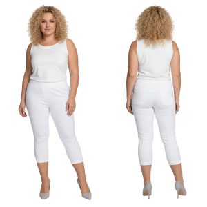 Rybaczki CEVLAR długość 3/4 kolor biały