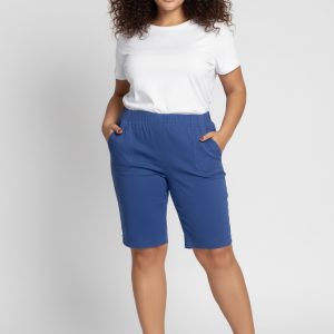 Bermudy CEVLAR długość do kolan kolor chabrowy