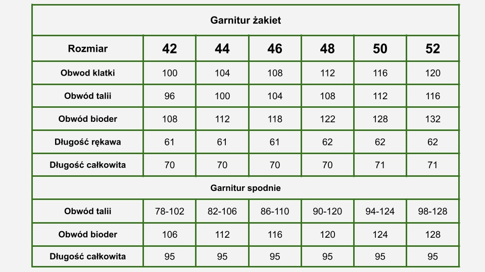 Elegancki garnitur damski JUSPOL kolor czerwony plus size rozmiar 52 - obrazek 7